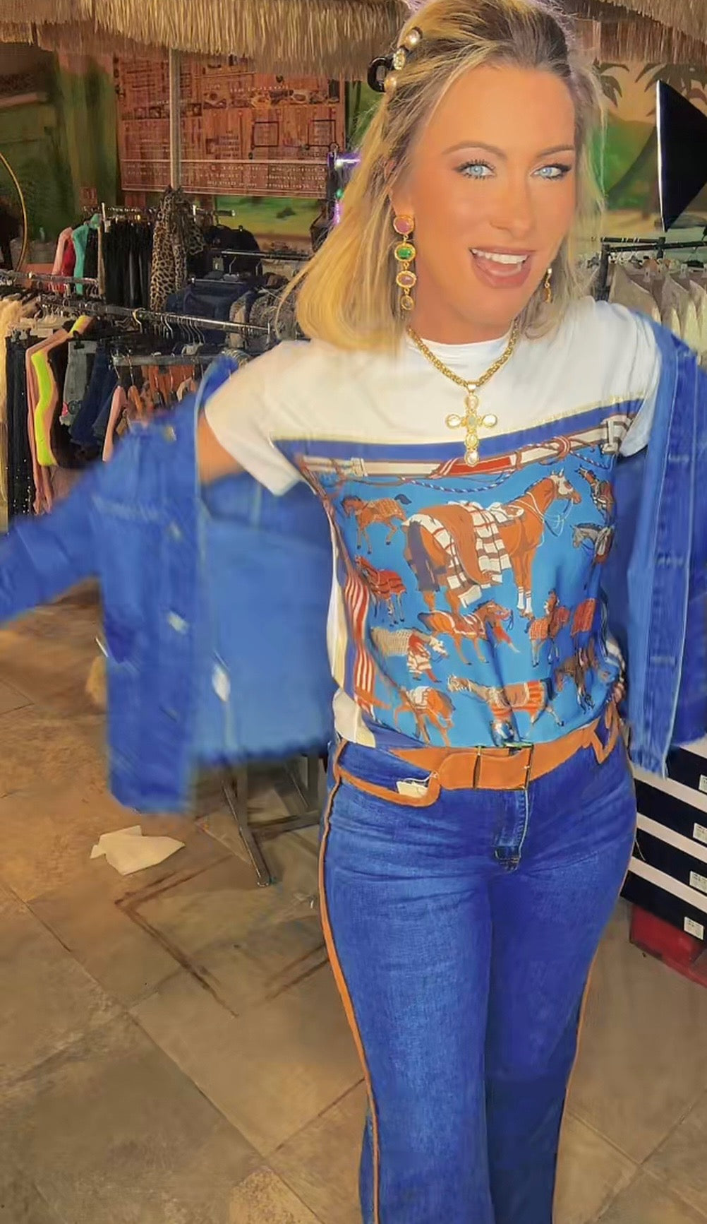 POPUP VINCE JEANS TAILLE CEINTURE