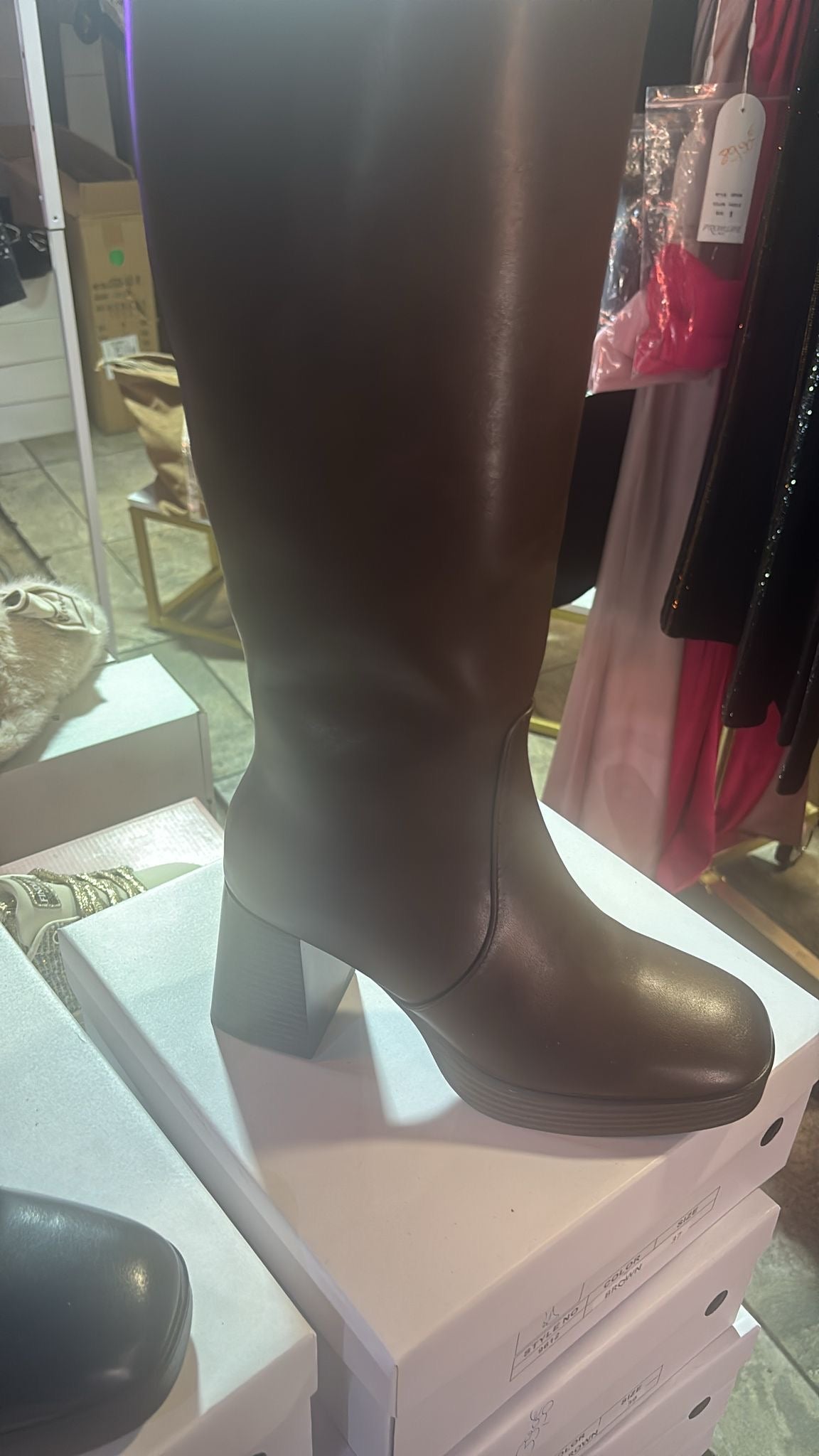 POPUP 9612 BOTTES HAUTES SIMILICUIR