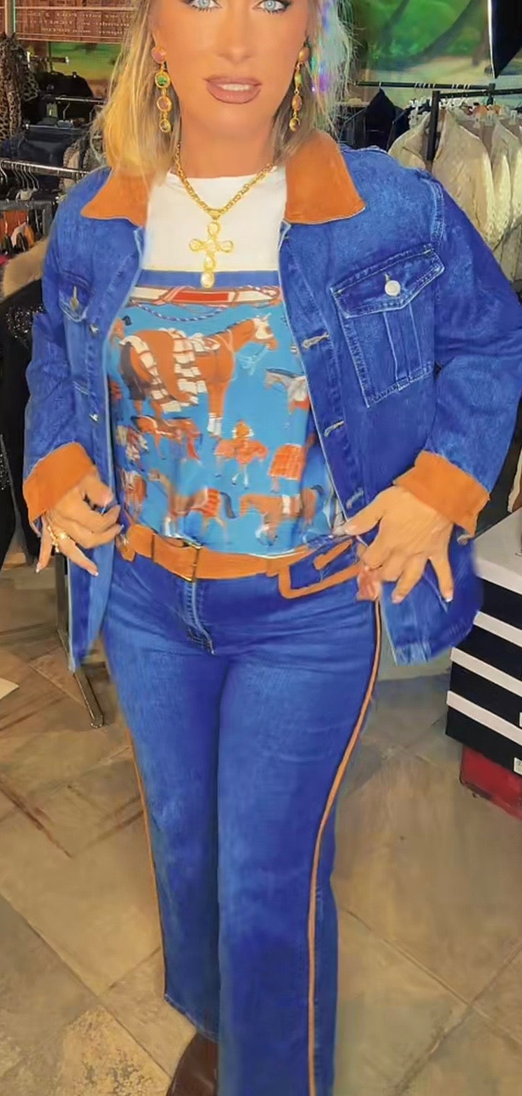 POPUP VINCE JEANS TAILLE CEINTURE