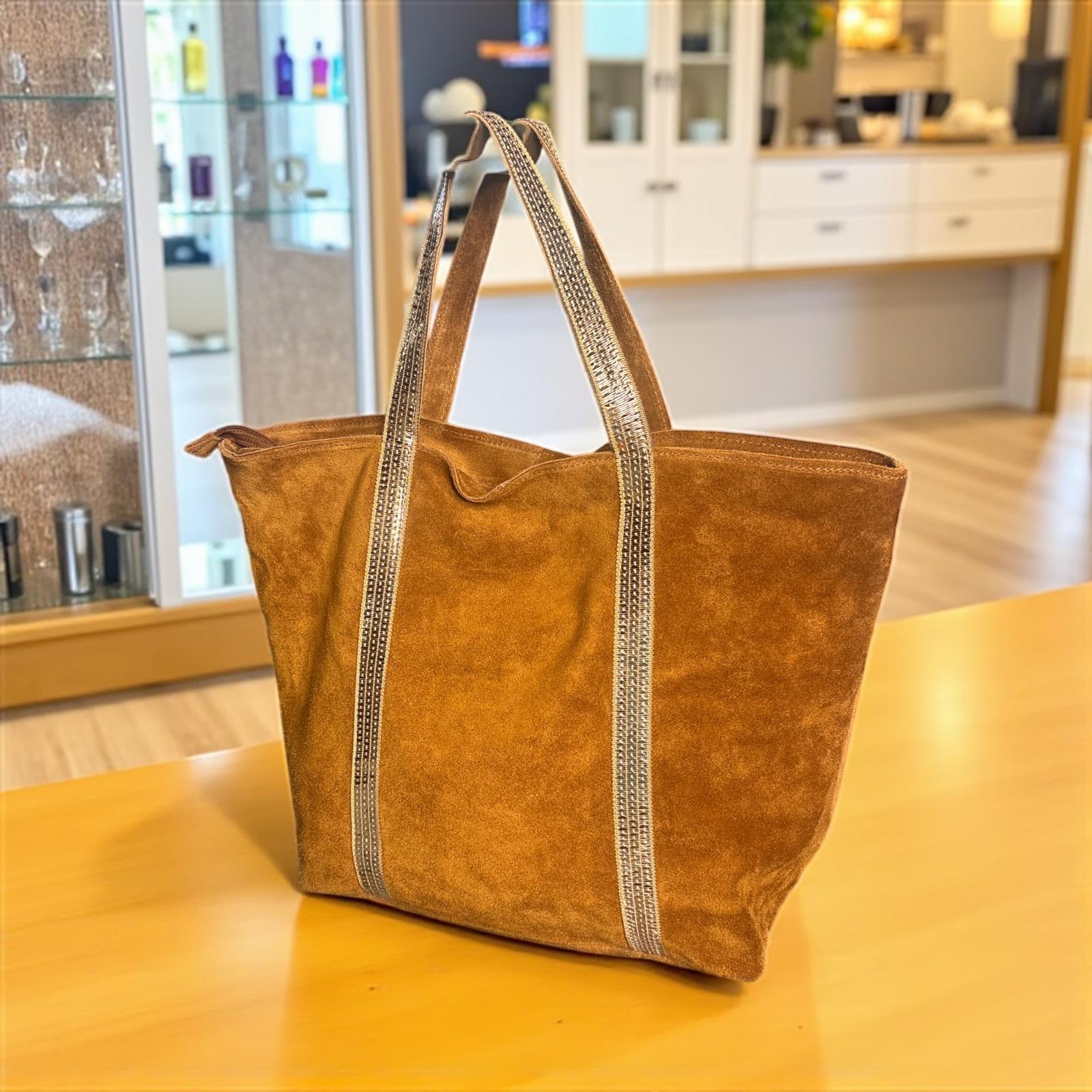 POPUP SAC PEAU RETOURNÉE ANSE SEQUINS