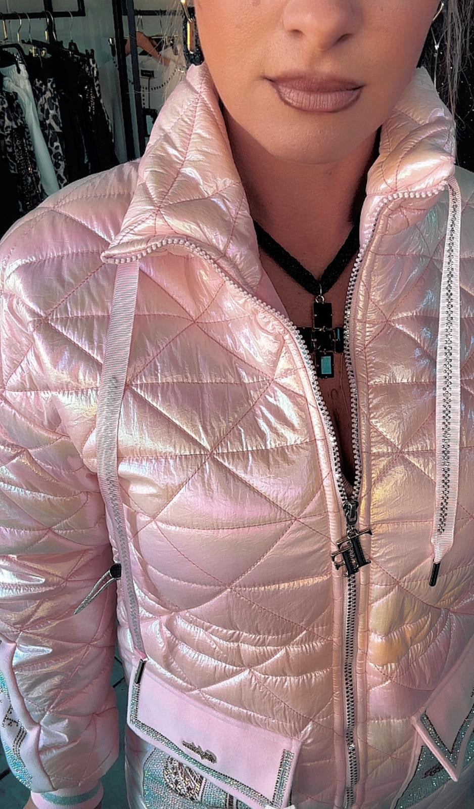 POPUP DOUDOUNE ROSE NACRE