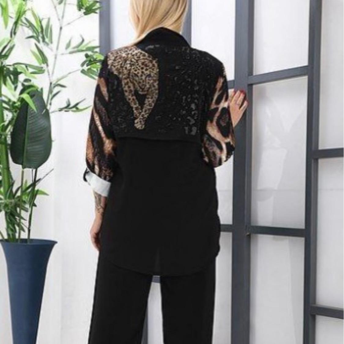 POPUP 4175 PANTALON CHEMISE FLUIDE LUXE