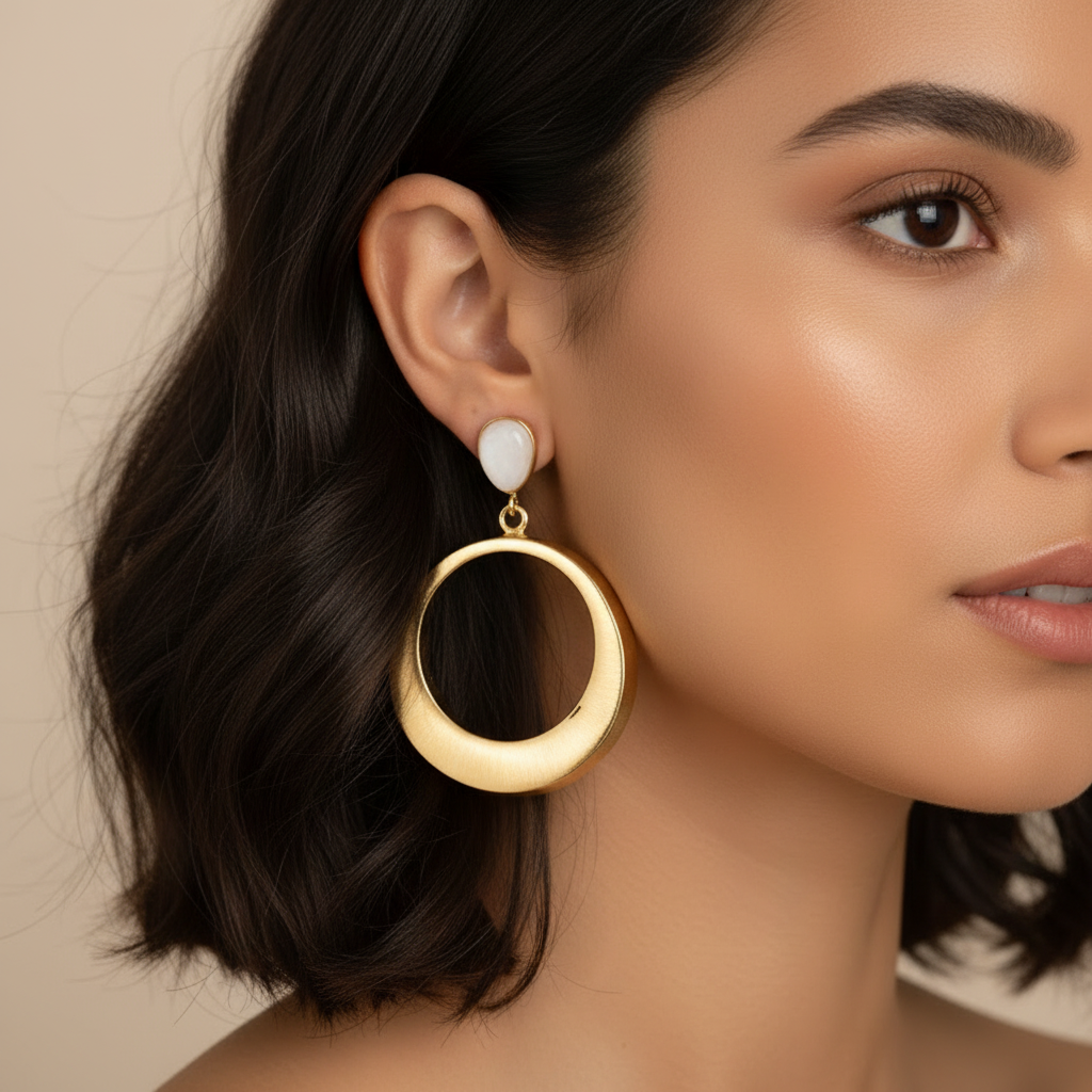 NCE 1198 NIIKI PARIS Boucles d’oreilles perles nacrées Tout les bijoux NIIKI indisponibles sont en précommande dans un délai de 15 jours ouvrables voir en privé avec Laetitia .