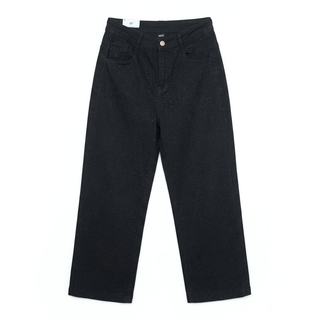 Jean scintillant 5885 – jean noir taille haute à strass devant STRASSSSSSSSSSSSSSSSSSSSSSSSSSSSSSSSSSSSSSSSSSSSSSSSSSSSSSSSSSSSSSSSSSSSSSSSSSSSSSSSSSSSSSSSSSSSSSSSSSSSSSSSSSS
