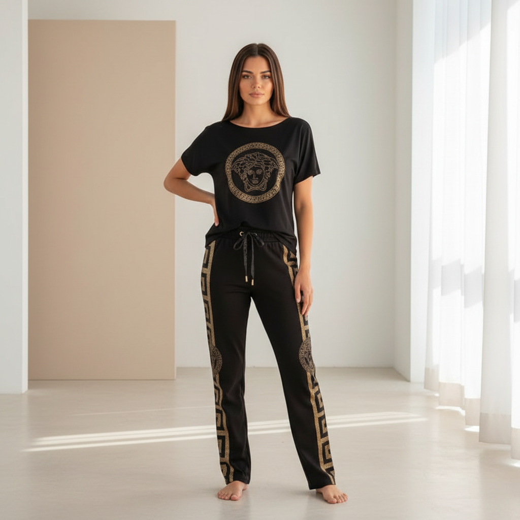 VERSAGE 1127 TATU « Élégantes & Mode » réécrites entièrement en minuscules :• ensemble loungewear chic : l&