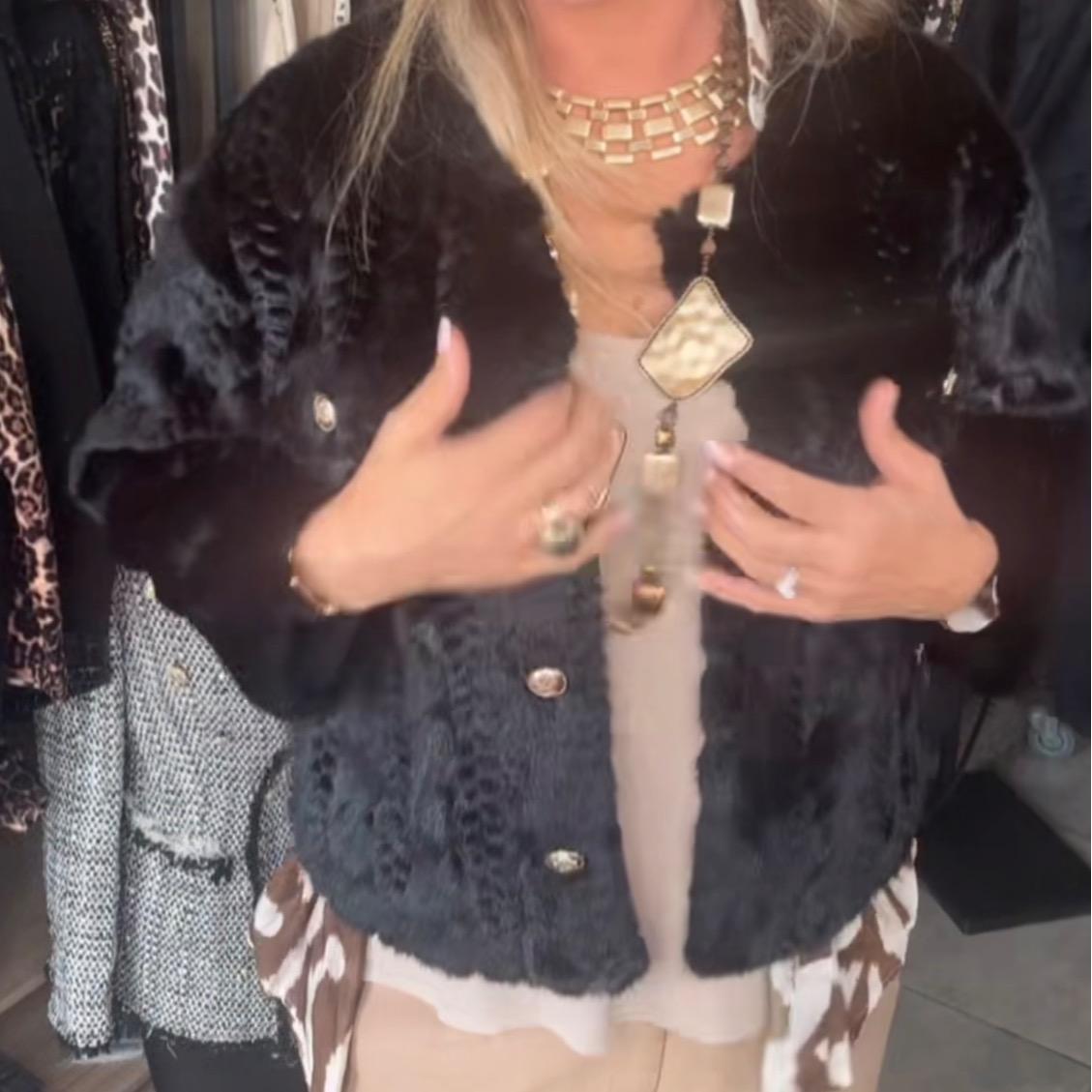 POPUP 513 VESTE FAUSSE FOURRURE