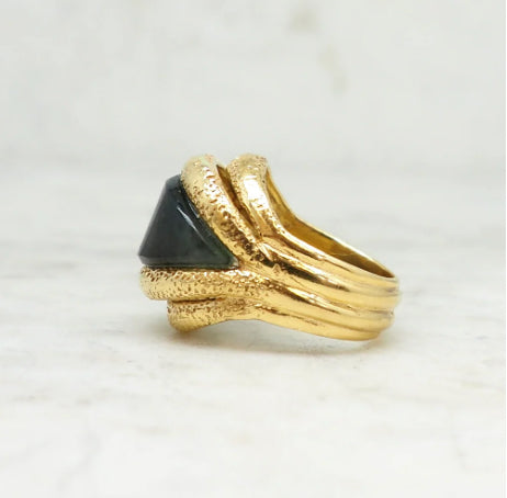 NIIKI 1367 LIOR BAGUE (LABRADORITE )