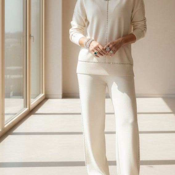 D080 ENSEMBLE LUXE HAUT ET PANTALON TAILLE DU 40/46