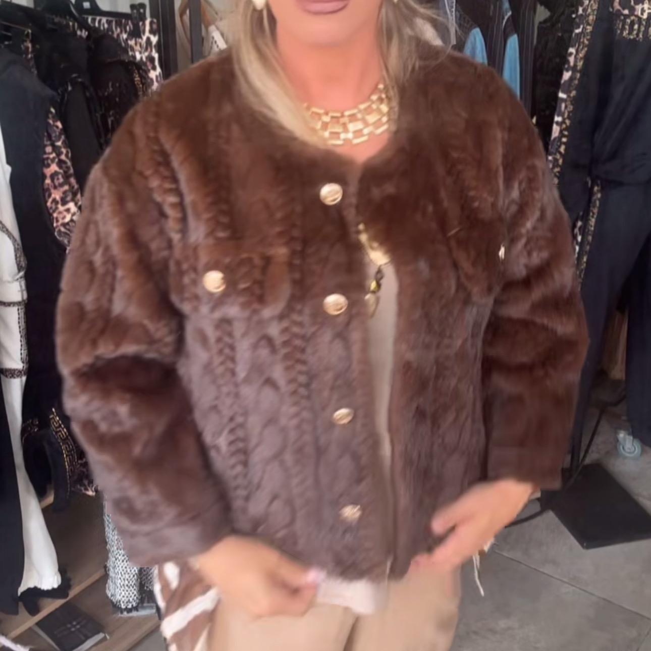 POPUP 513 VESTE FAUSSE FOURRURE