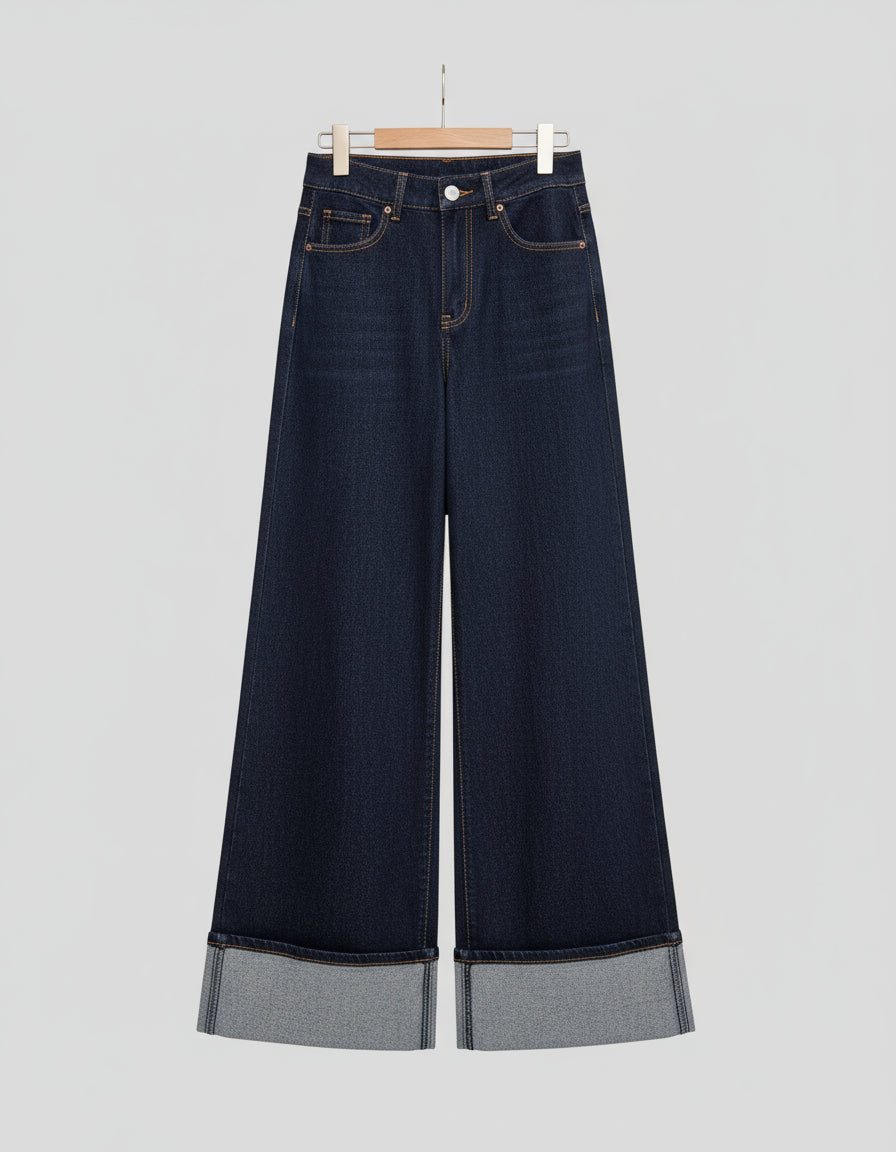 POPUP FB081JEANS TAILLE HAUTE ÉLASTHANNE