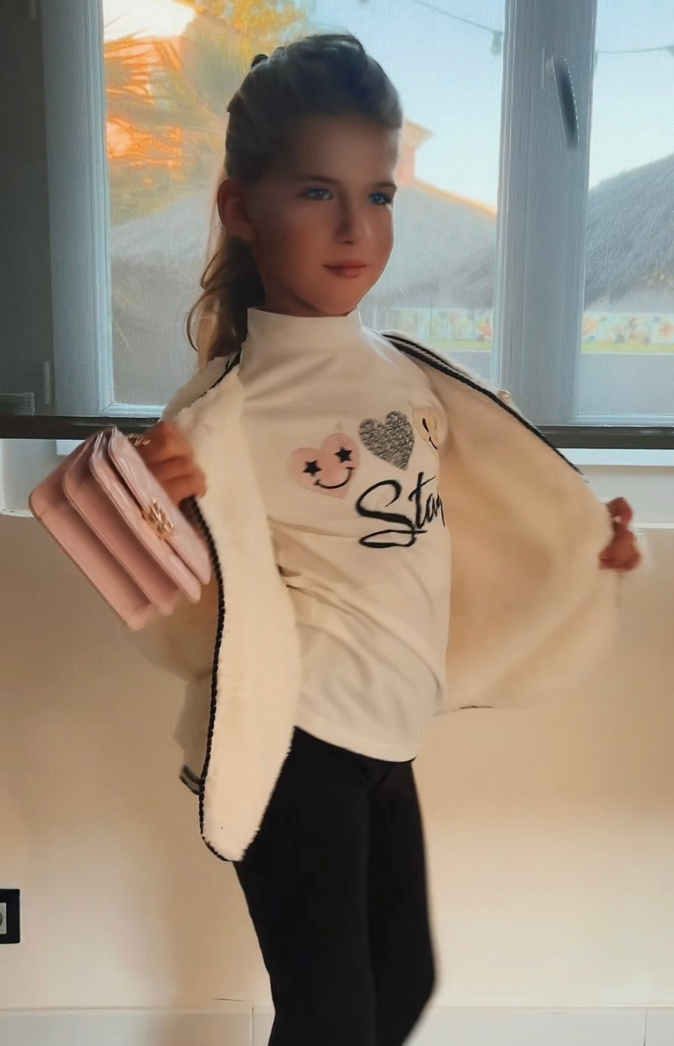 POPUPKIDS R340 ENSEMBLE TROIS PIECES PANTALON T-SHIRT VESTE