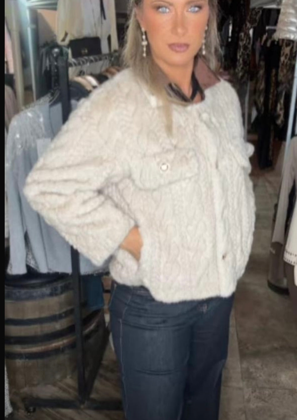 POPUP 513 VESTE FAUSSE FOURRURE