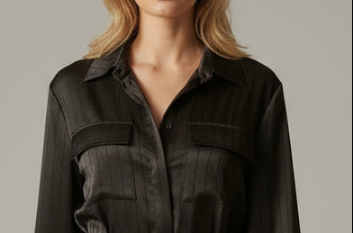 POPUP 9291 ENSEMBLE VESTE ET PANTALON EFFET SOIE