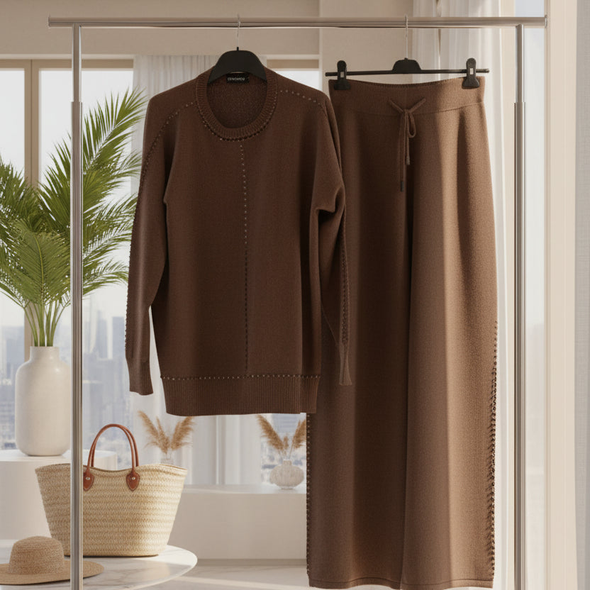 D080 ensemble deux pièces pour femme composé d&