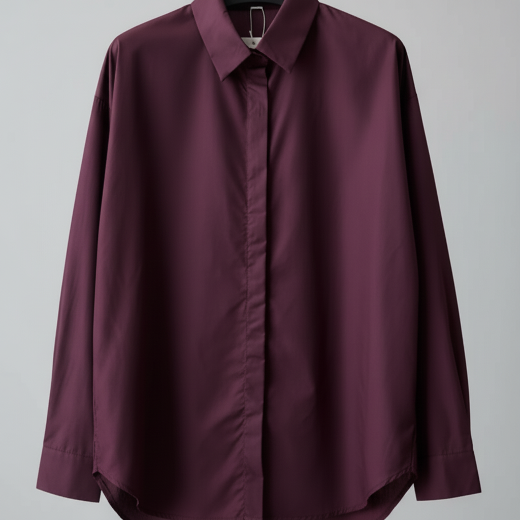 315033 chemisier elasthanne bordeaux