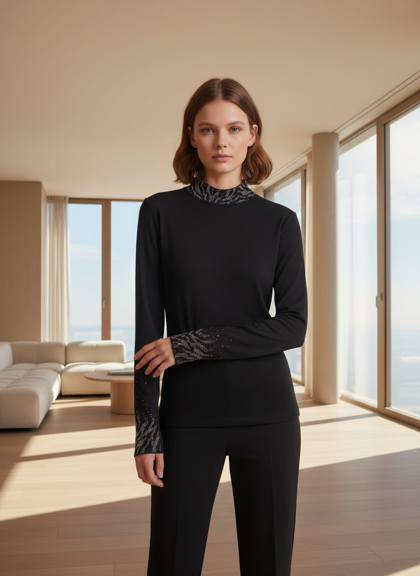 1993 Top Luxe Stretch Style et Confort Chic et Confortable avec Liberté de Mouvement Idéal pour Looks Chic et Soirée