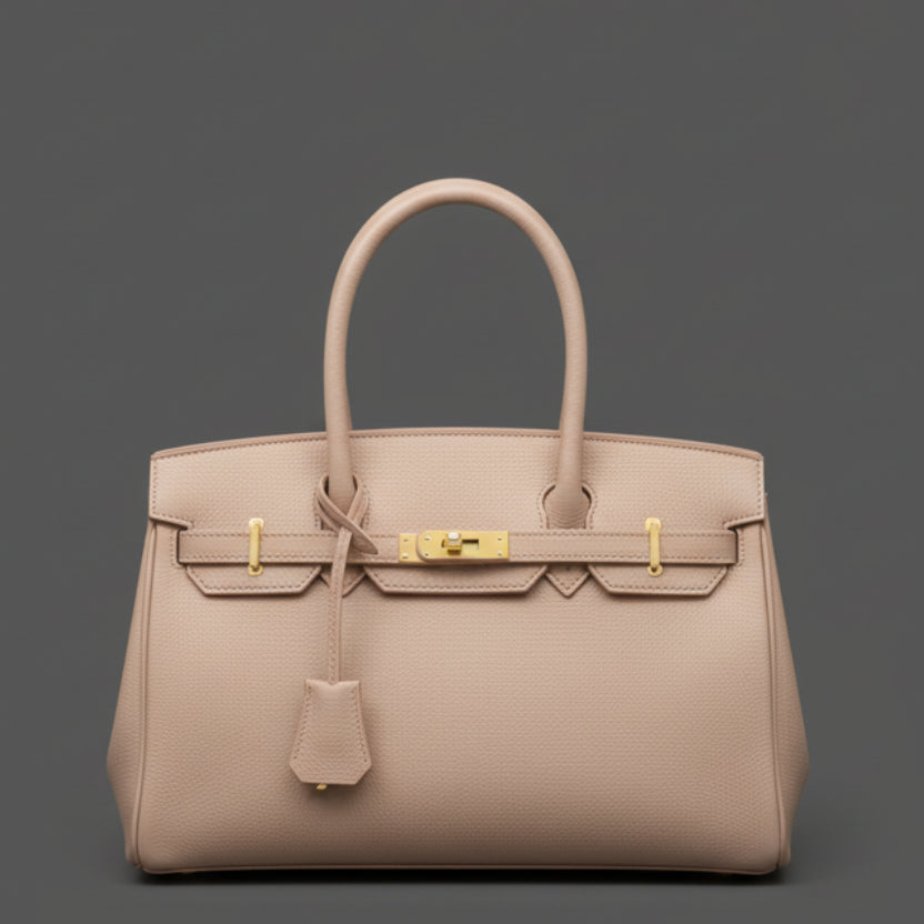 Sac structuré 2345 – sac à main femme en cuir texturé avec finitions dorées, format 39 × 25 × 16 cm et cinq coloris annoncés, accessoire chic pour les sorties, le bureau et le quotidien