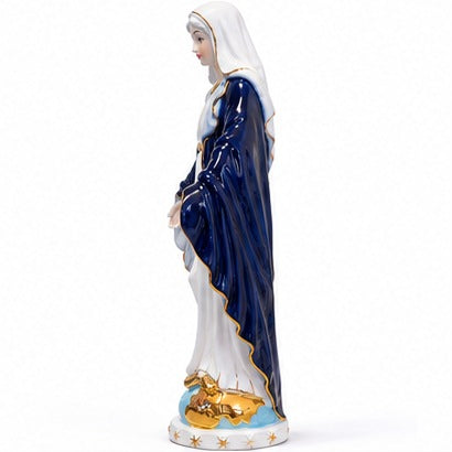 Statue Vierge Marie EVR MIR céramique 40 cm - photo 5