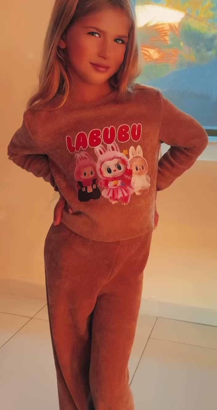 POPUPKIDS LABUBU ENSEMBLE PANTALON VESTE