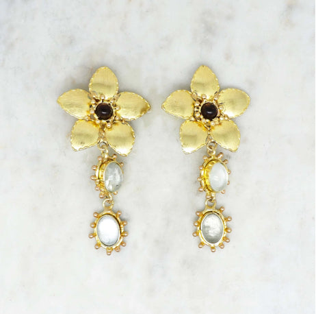 NIIKI 961 BOUCLES  RODES (AMÉTHYSTE VERTE)