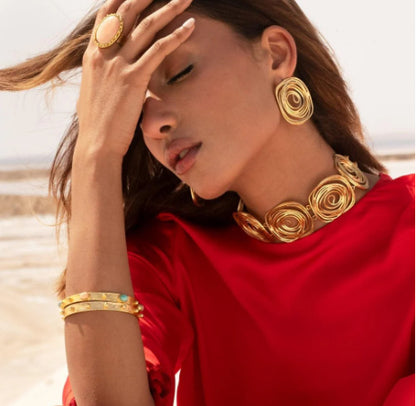 NIIKI 1028 NUAGES BOUCLES D OREILLES (INSPIRATION DE L HERITAGE DES AMAZONES)