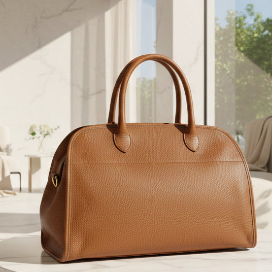 SAC 215 en Cuir Grainé Anse et Bandoulière Élégant et Pratique pour Sorties Quotidiennes