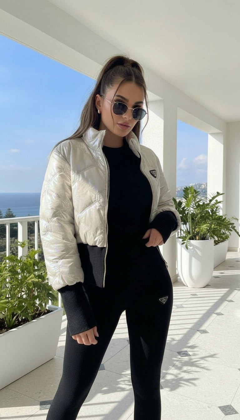 TATU 9130 Ensemble combinaison doudoune 2 pieces luxe