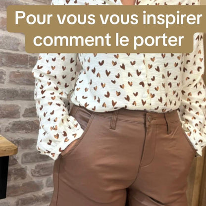 POPUP SHORT SIMILICUIR