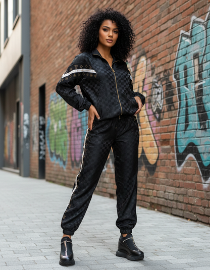 TATU 9194 JOGGING de luxe très beau matière très agréable à porter confortable et élégant idéal pour look élégant et onfortable