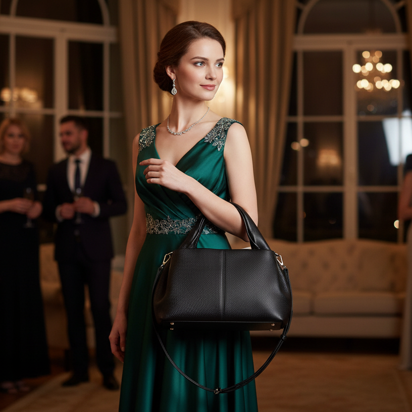 1068 SAC en simili, cuir, bonne qualité avec une anse et une bandoulière se ferment par fermeture éclair,30 cm de largeur 18 cm de hauteur et 12 cm de profondeur