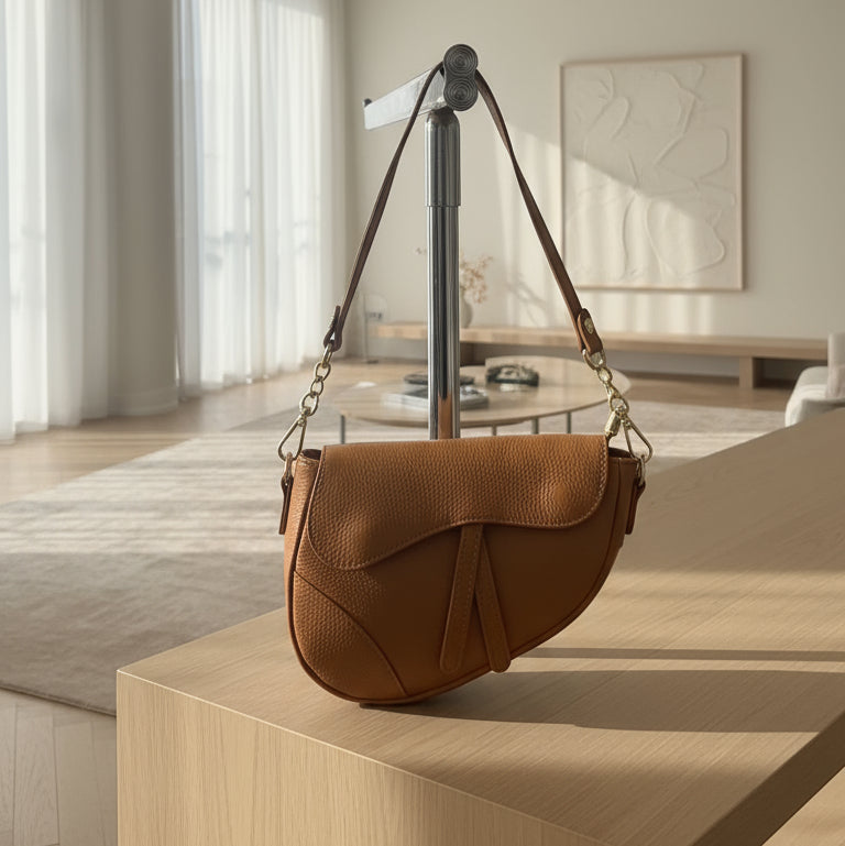 1516 Sac en cuir grainés de très belles qualité, forme originale