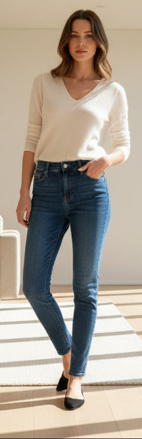 POPUP 77550 JEANS SLIM TAILLE HAUTE