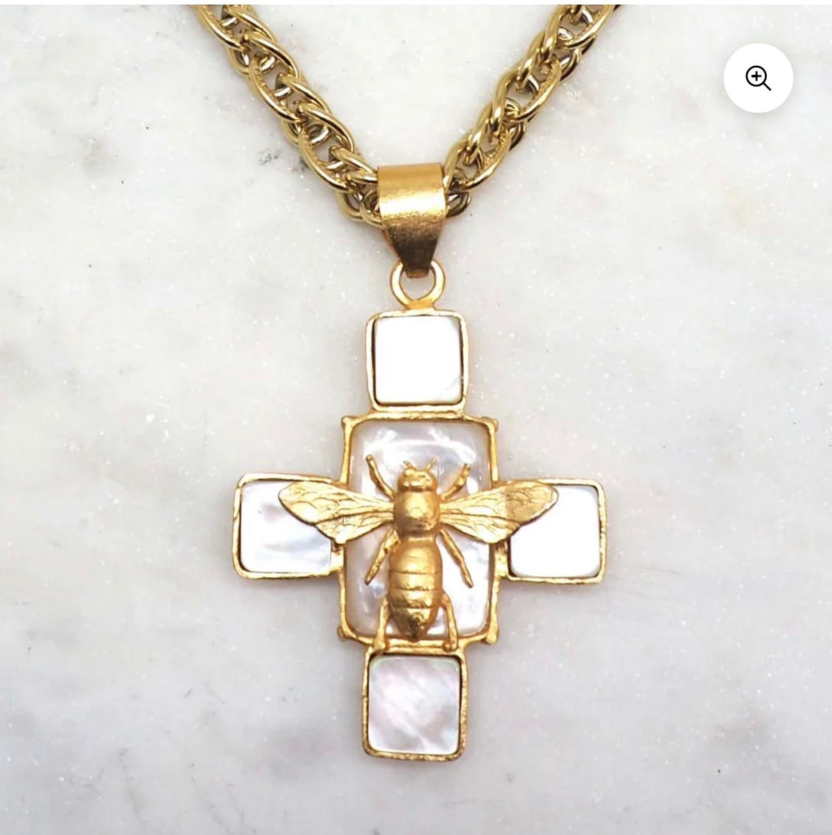 NIIKI PARIS NCN1197 Collier en laiton doré à l&