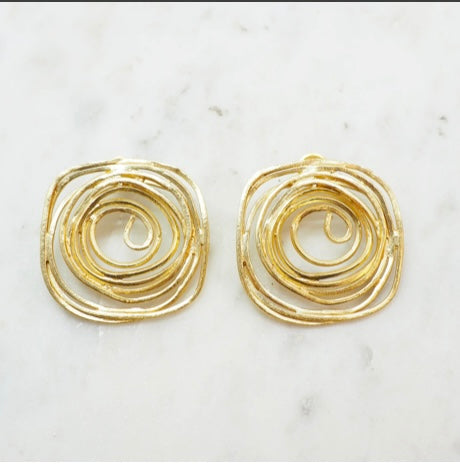 NIIKI 1028 NUAGES BOUCLES D OREILLES (INSPIRATION DE L HERITAGE DES AMAZONES)