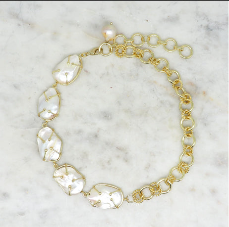 NIIKI 1398 PEARLY COLLIER  (PERLES BAROQUES)