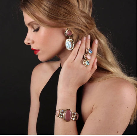 NIIKI 007A CELIA BOUCLES D OREILLES (CLIPS ET ABALONE)