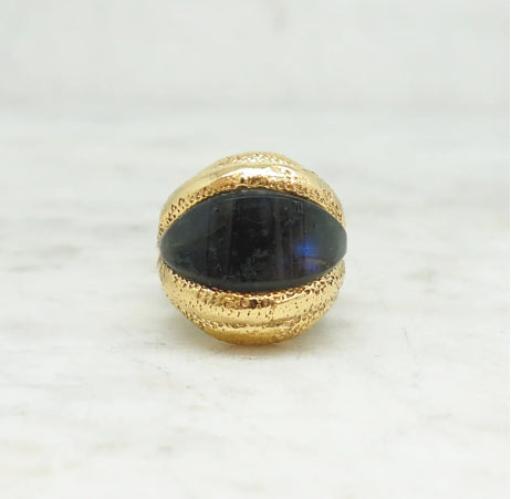 NIIKI 1367 LIOR  BAGUE  (LABRADORITE )