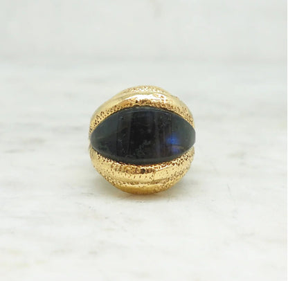NIIKI 1367 LIOR  BAGUE  (LABRADORITE )
