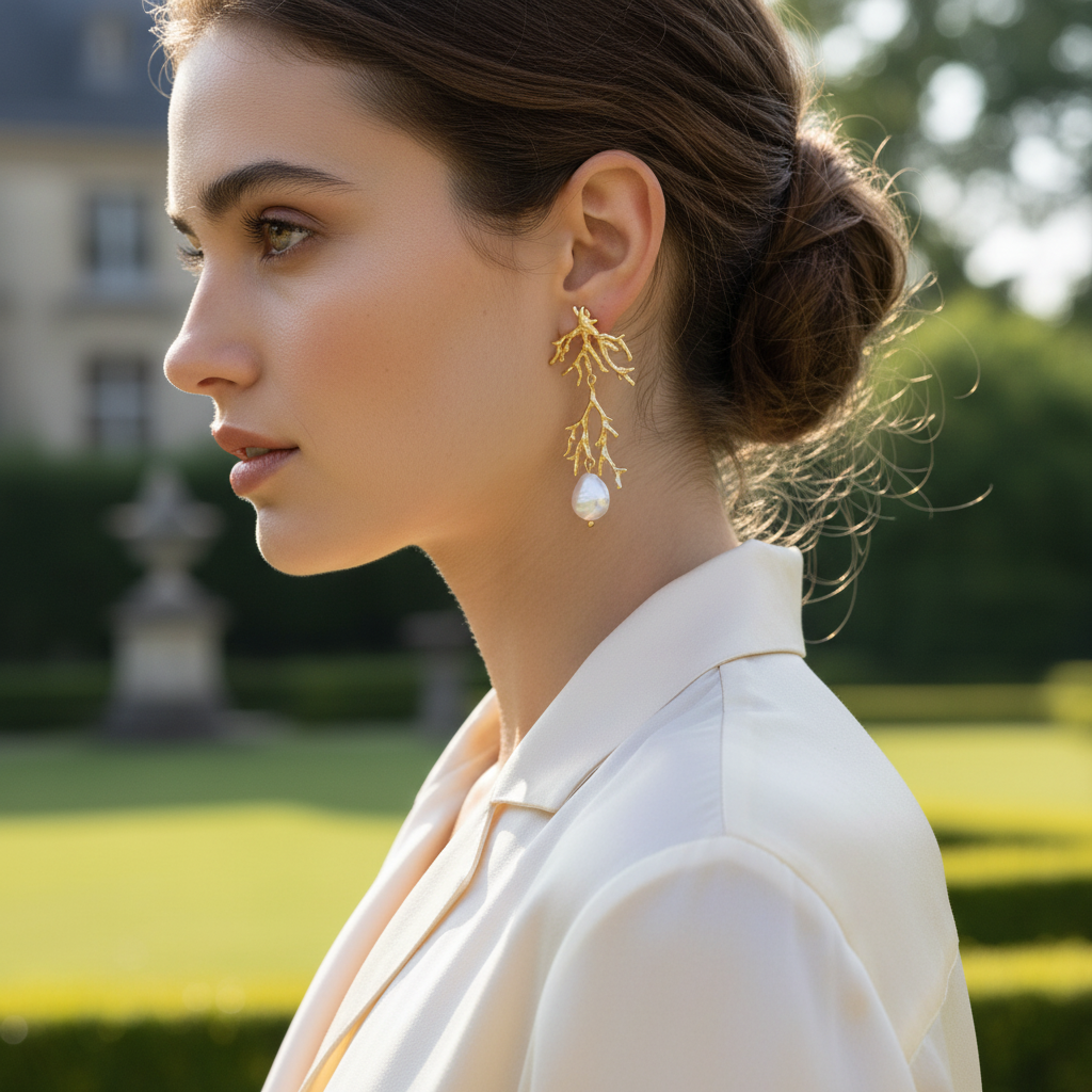 NIIKI PARIS 1182 Rhaena boucles d’oreilles Tout les bijoux NIIKI indisponibles sont en précommande dans un délai de 15 jours ouvrables voir en privé avec Laetitia .