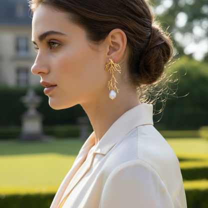 NIIKI PARIS 1182 Rhaena boucles d’oreilles Tout les bijoux NIIKI indisponibles sont en précommande dans un délai de 15 jours ouvrables voir en privé avec Laetitia .