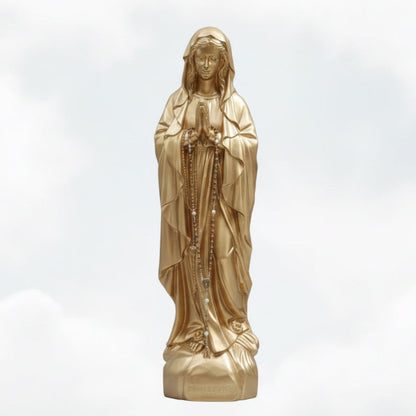 Vierge dorée 80 cm photo ancienne fiche 2