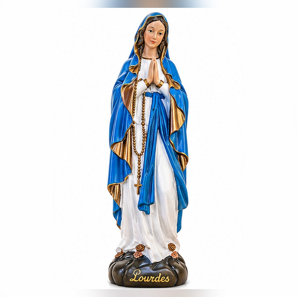 Lourdes Vierge Marie EVNL T vue individuelle 1, format carré