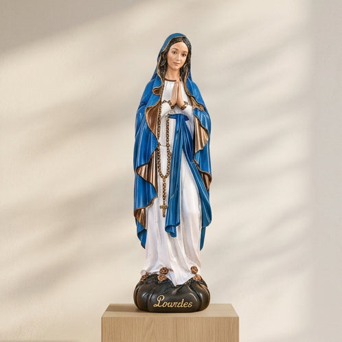 Lourdes Vierge Marie EVNL T vue individuelle 2, format carré