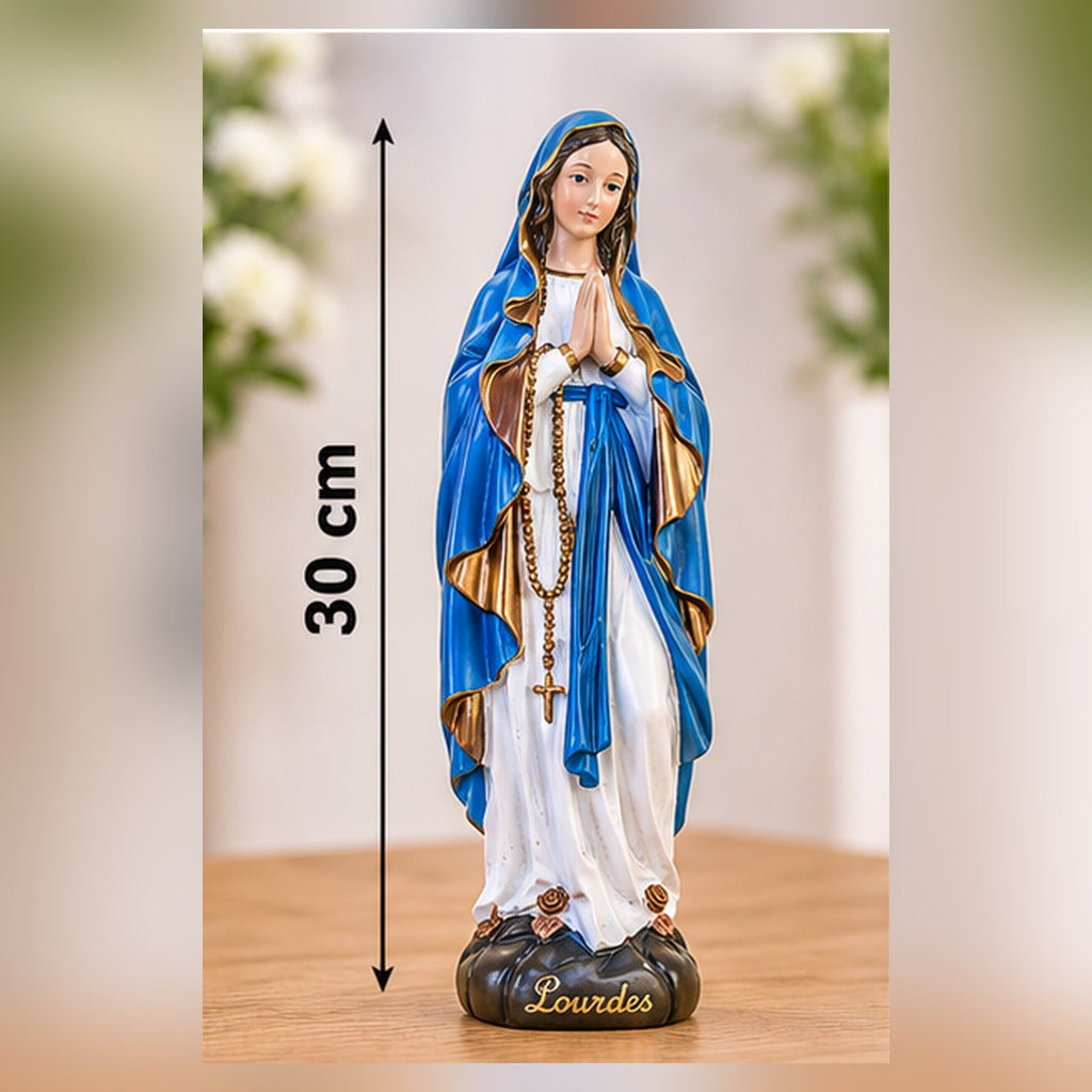 Lourdes Vierge Marie EVNL T vue individuelle 4, format carré