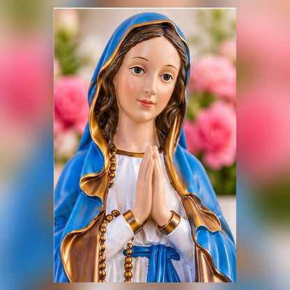 Lourdes Vierge Marie EVNL T vue individuelle 6, format carré