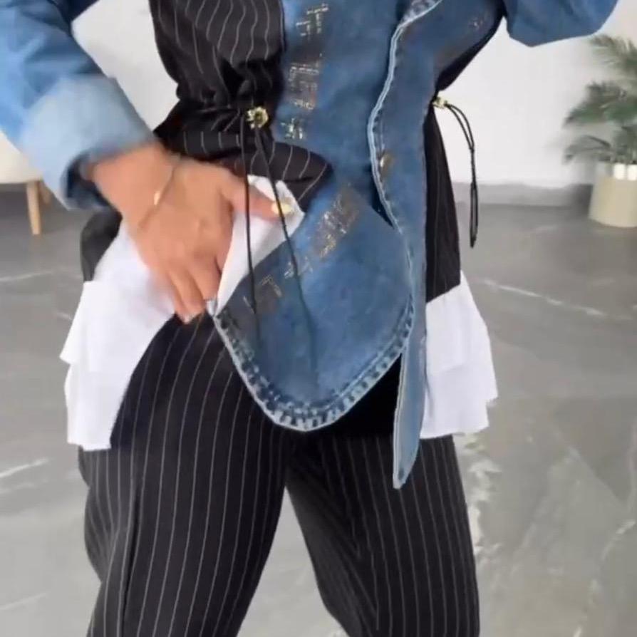 POPUP 8236 TATU ENSEMBLE BLAZER PANTALON