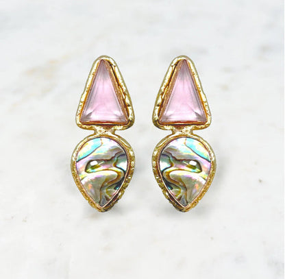 12 NIIKI paris  957 Caledonia bague(crystaux rose et abalone) Tout les bijoux NIIKI indisponibles sont en précommande dans un délai de 15 jours ouvrables voir en privé avec Laetitia .