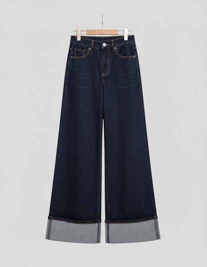 POPUP FB081JEANS TAILLE HAUTE ÉLASTHANNE