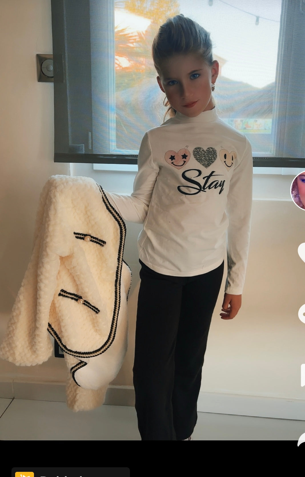 POPUPKIDS R340 ENSEMBLE TROIS PIECES PANTALON T-SHIRT VESTE