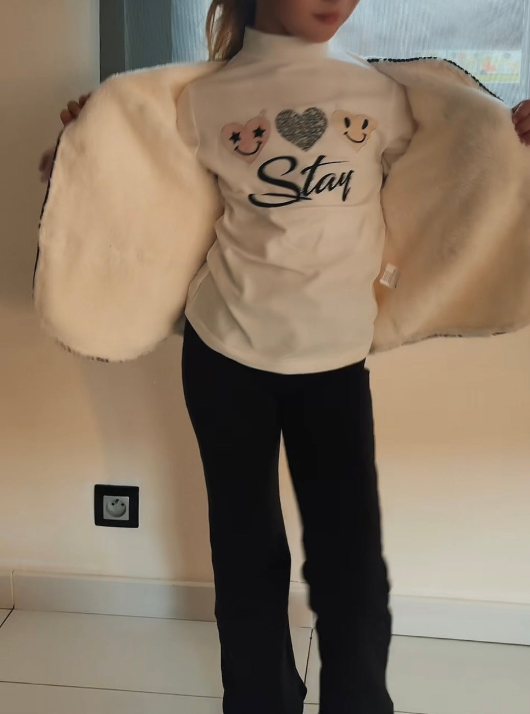 R340 Ensemble trois pièces pantalon ti-shirt veste